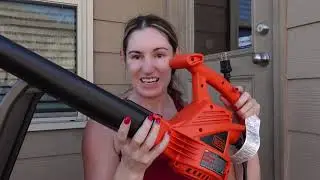 Black & Decker Electric Leaf Blower Review | Is This Small Blower Worth It?