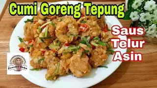 Cumi Goreng Tepung Saus Telur Asin Ala Resto Chinese