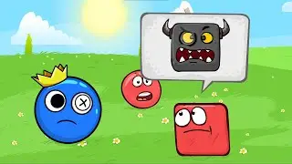 Red Ball 4 | Rainbow Friends Ball Vs Rock Boss