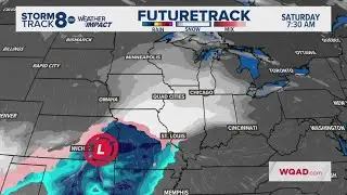 Weather Impact Alert: Winter storm expected to bring snow showers Saturday, Nov. 29
