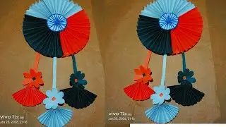 Independence day craft flowers design ll pepar craft ideas ll pepar flowers januyary 26.......