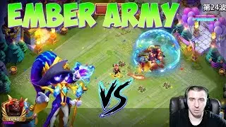 COSMO ON EMBER ARMY \ КОСМО НА УГОЛЬНОЙ АРМИИ \ БИТВА ЗАМКОВ \ CASTLE CLASH