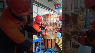 Automatic vertical winding machine display