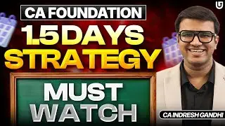CA Foundation Law 1.5 Days Revision strategy | Indresh Gandhi | ICAI CA Exams