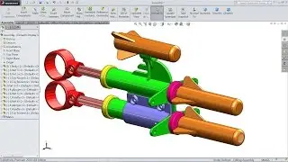 Solidworks tutorial | Design and Assembly of Launcher in Solidworks