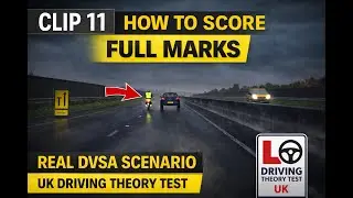 Hazard Perception Test Practice &ndash; Clip 11 | How to Score Full Marks | UK Driving Theory 2026