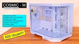 Casing Aquarium Panoramic Murah nan Cantik!!! | Review Casing PC Paradox Gaming Cosmic M