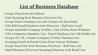 Scraping Business from EZlocal for Specific Locations