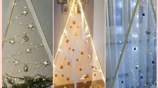 Most stylish Christmas Triangle centerpieces design #diy #cristmasdecor