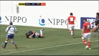 Michael Broadhurst scores from neat set piece lineout move