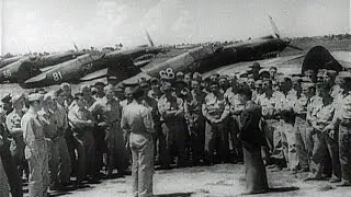 HD Historic Archival Stock Footage WWII - Famed Flying Tigers Merge With Army Air Force 1942