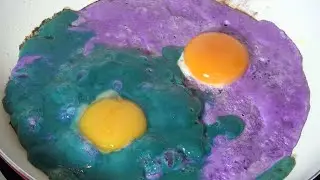 How to Make a Perfect Fried Egg - Colored!