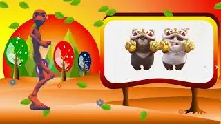 patila alien vs bamboo panda dance