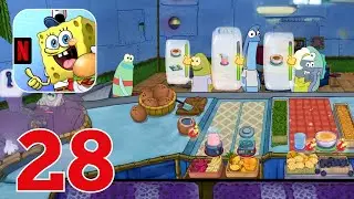 SpongeBob: Get Cooking - Gameplay Walkthrough Juice Bar - Level 21-30 (iOS, Android)