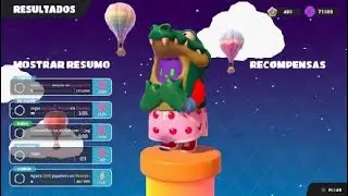 Jogando Fall Guys nos novos modos de jogo