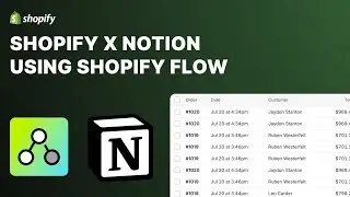 Учебное пособие по интеграции Shopify и Notion &mdash; синхронизация заказов, товаров, клиентов и много...