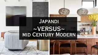 Дуэль дизайна: Japandi против Mid-Century Modern