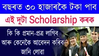 Assam Two Best Scholarship/ National Scholarship Portal & MLA or SUHID Scholarship Apply Now 2020-21