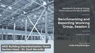 Benchmarking and Reporting Working Group Session 2 - October 15 (2024)