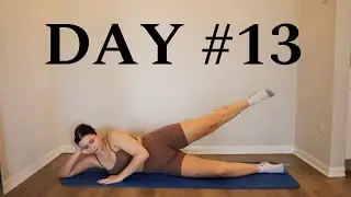 Day #13 Pilates Beginner 30 Day Workout Challenge At Home No Equipment