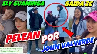 SE PELEAN POR JOHN VALVERDE ELY GUAMINGA Y SAIDA ZC