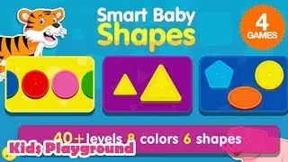 Smart Baby Shapes: Learning games for toddler kids