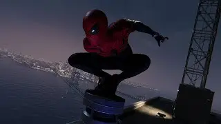 Superior Spider-Man Suit Night Time Swinging & Smooth Combos | Spider-Man Remastered Modded Gameplay