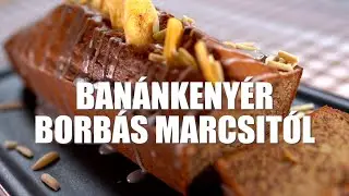 Banánkenyér Borbás Marcsi konyhájából