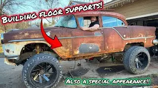 Building Floor Supports!! Also a side quest for a special vehicle! High Class Trash Build Off pt. 9