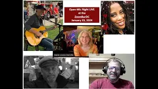 Open Mic Night Live at the ZoomBarDC  Steve Woolwine Bill Sherman Arlene Grant