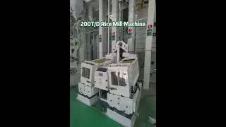 200T/D Rice Milling Plant | Full-Scale Paddy to Packaged Rice Production System #RiceMillPlant