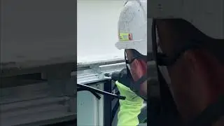 Details of Glass Facade Curtain Wall Construction - Curtain Wall Installation#shorts