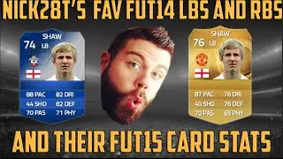 Любимые лайнбекеры и раннинбеки FUT14 и их статистика карт FUT15! Лучший Алвес и другие!