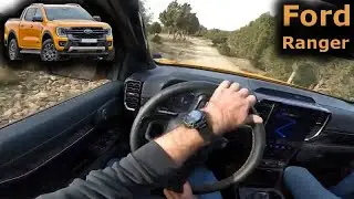 2025 Ford Ranger PHEV | dirty POV driving at gravel