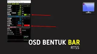Cara Membuat OSD Bar / Mirip Loading Bar di RivaTuner (RTSS)