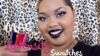 NEW MAC Liptensity Lip Swatches & Review | KelseeBrianaJai