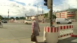 Stimmung nach Eröffnung des Luise-Kiesselbach-Tunnels in München