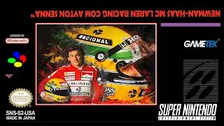 LIVE RELEMBRANDO AYRTON SENNA RACING (SNES) PODE INVENTAR MIL MODAS + NADA SUPERA O GAME DAS ANTIGAS