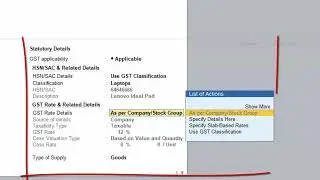 How to set GST Classification in Tally Prime || GST Classification setting in Tally Prime#tally