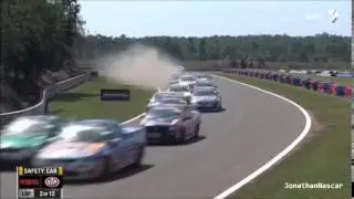 Huge Wreck at Darwin 2013 V8 Utes Race 4