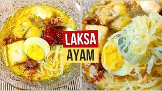RESEP LAKSA AYAM BIHUN‼️Enak, Sedap, dan Empuk Ayamnya