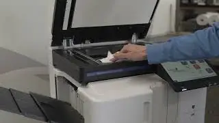 Cleaning The Scanner Glass - Epson WorkForce Copier (How to)