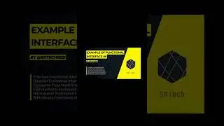 Example of functional interfaces 