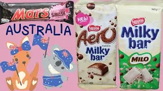 Обзор батончиков Mars Raspberry Smash, Nestle Aero Milky Bar и Nestle Milo Milky Bar