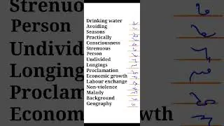 Advanced shorthand outlines op steno || Kailash Chandra & Pitman Shorthand outline @#