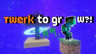I can TWERK on TREES to make them GROW?! | Sky Factory 4