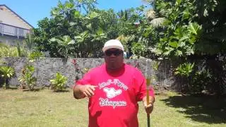 How to Spin the Samoan Fireknife One hand spin?! W/Prez...
