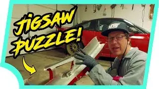 First Time FRP Repair - TRASHED Drift Bumper