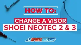 Как заменить козырек и солнцезащитный козырек на Shoei Neotec 2 и 3 — Sportsbikeshop
