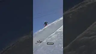 @DonnyPelletier chases Daron Rahlves around Palisades Tahoe